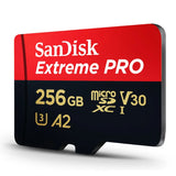 Original Extreme Pro SanDisk 256G 128G 64GB 32GBmicroSDHC SDXC UHS-I Memory micro SD TF Card 200MB/s Class10 U3 With SD Adapter