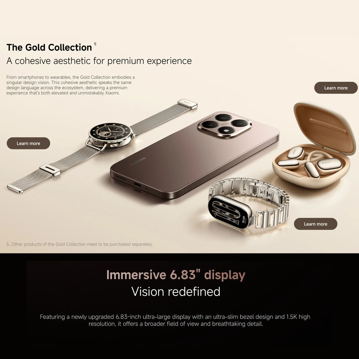 Xiaomi 15T 5G 12+512GB 6.83" 120Hz Eye-care Display 4nm MediaTek Dimensity 8400-Ultra Leica 50MP camera 5500mAh 67W Support eSIM