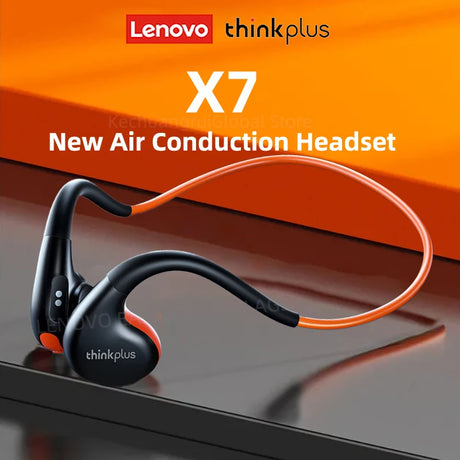 Original  X7 Air Conduction Headphone Wireless Bluetooth 5.3 Earphones Bone Conduction Sports Headset Outdoor Earhook Mic