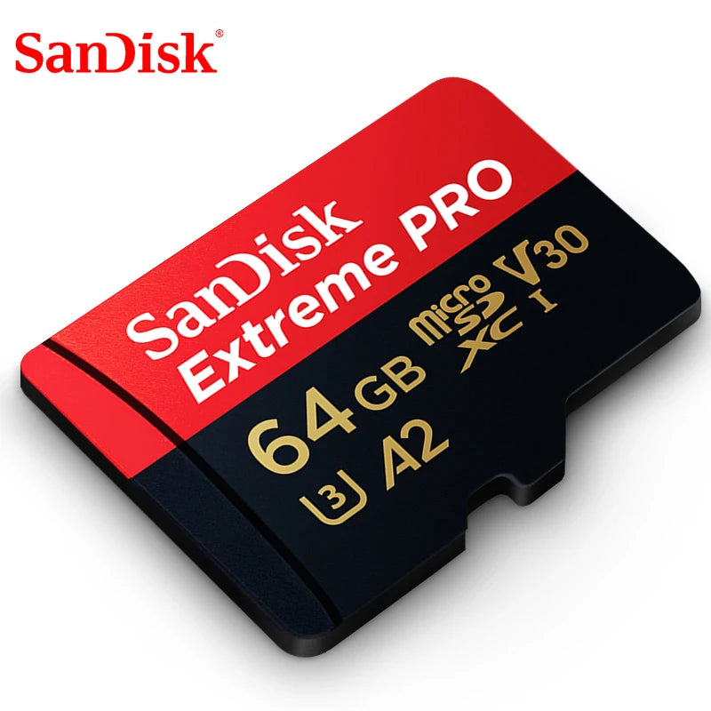 Original Extreme Pro SanDisk 256G 128G 64GB 32GBmicroSDHC SDXC UHS-I Memory micro SD TF Card 200MB/s Class10 U3 With SD Adapter